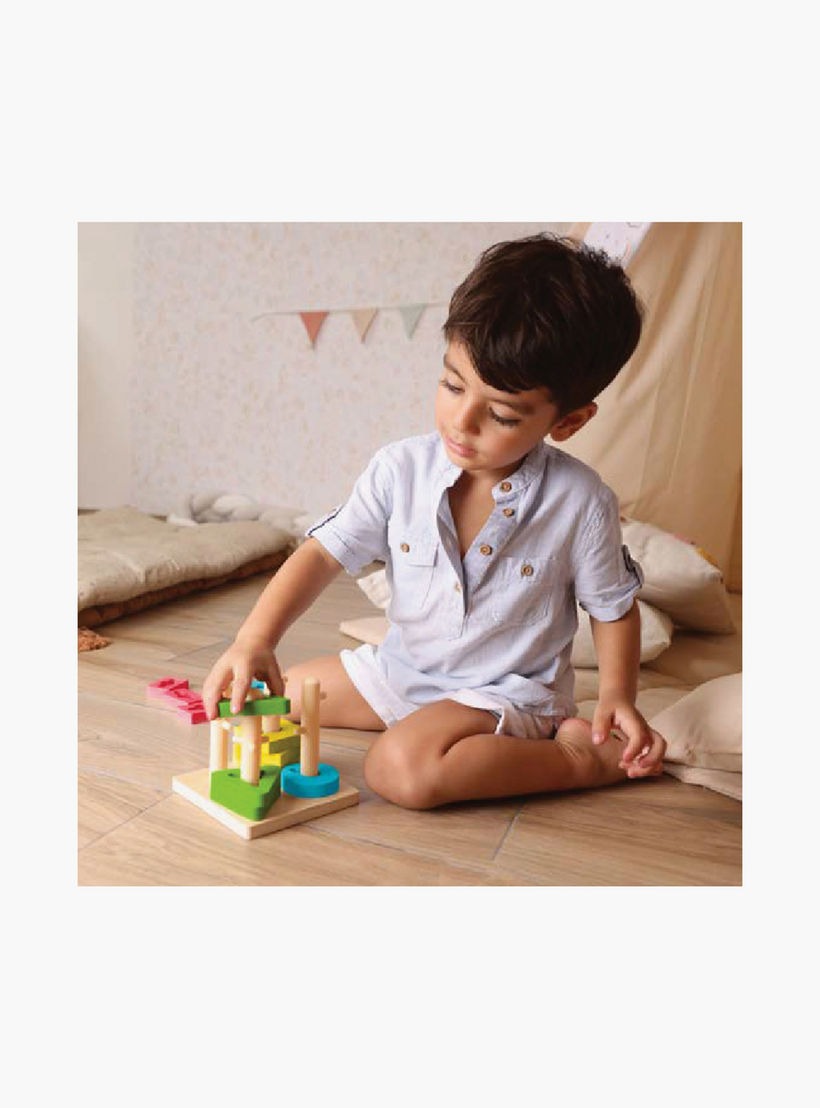 Buy Bimbly 13 Piece Shape Sorter Game | Yallatoys.com