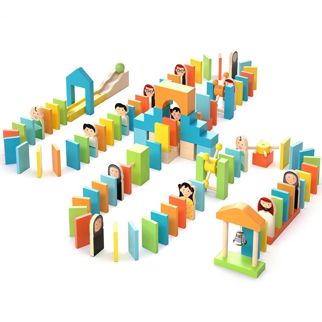 Buy Bimbly Arabian Domino Set | Yallatoys.com