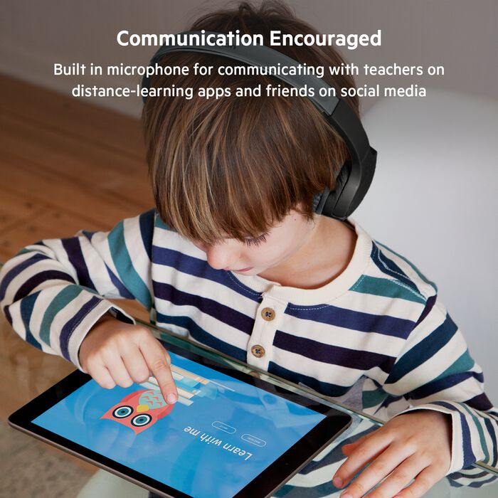 Buy Belkin SoundForm Mini Wireless On Ear Headphones for Kids Black | Yallatoys.com