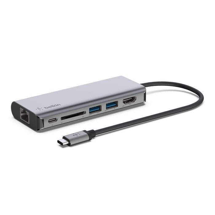 Buy Belkin USB-C 6 in 1 Multiport Adapter | Yallatoys.com