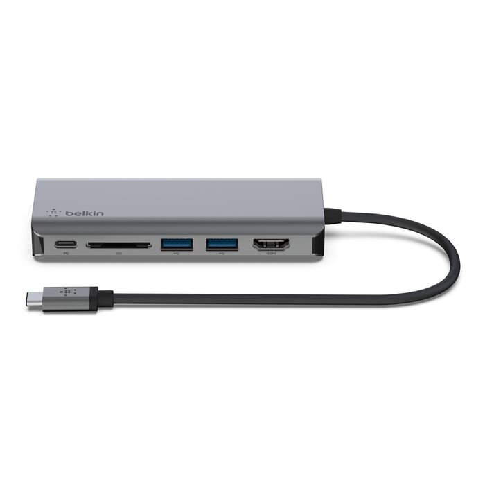 Buy Belkin USB-C 6 in 1 Multiport Adapter | Yallatoys.com