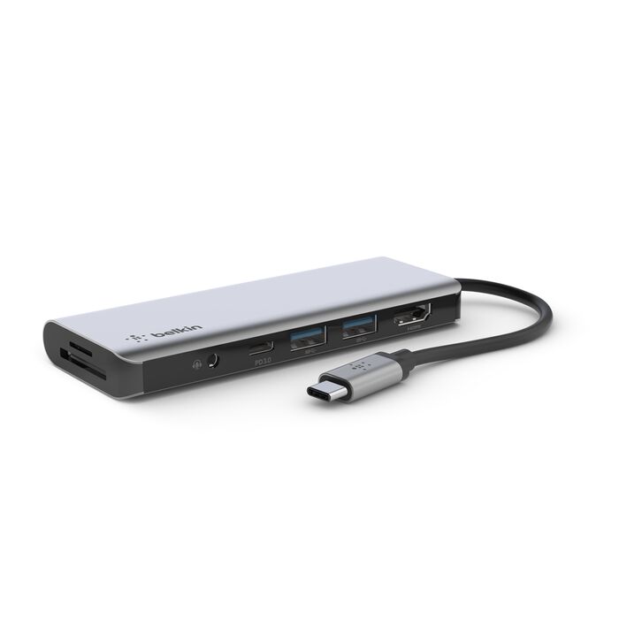 Buy Belkin USB-C 7 in 1 Multiport Hub Adapter | Yallatoys.com