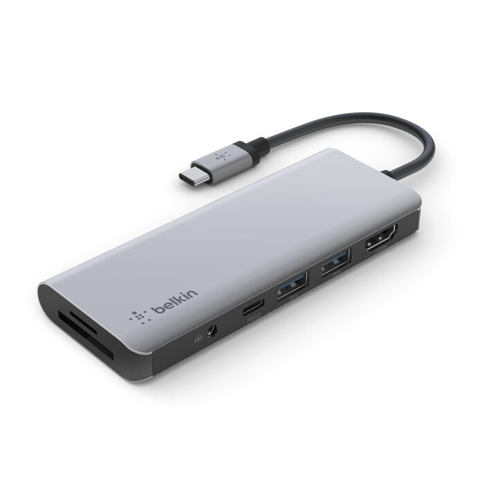Buy Belkin USB-C 7 in 1 Multiport Hub Adapter | Yallatoys.com