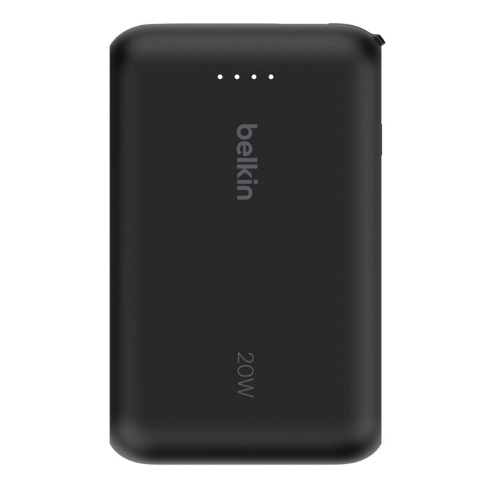Buy BoostCharge Power Bank 10K with Integrated Cable Black | Yallatoys.com