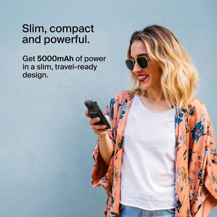 Buy Belkin BoostCharge Magnetic Wireless Power Bank 5K and Stand | Yallatoys.com