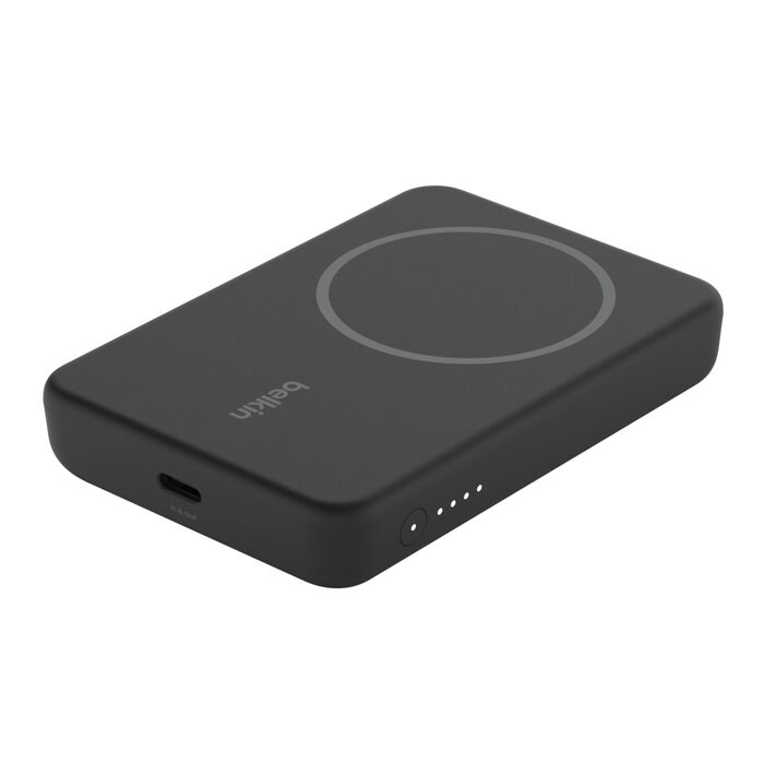 Buy Belkin BoostCharge Magnetic Wireless Power Bank 5K and Stand | Yallatoys.com