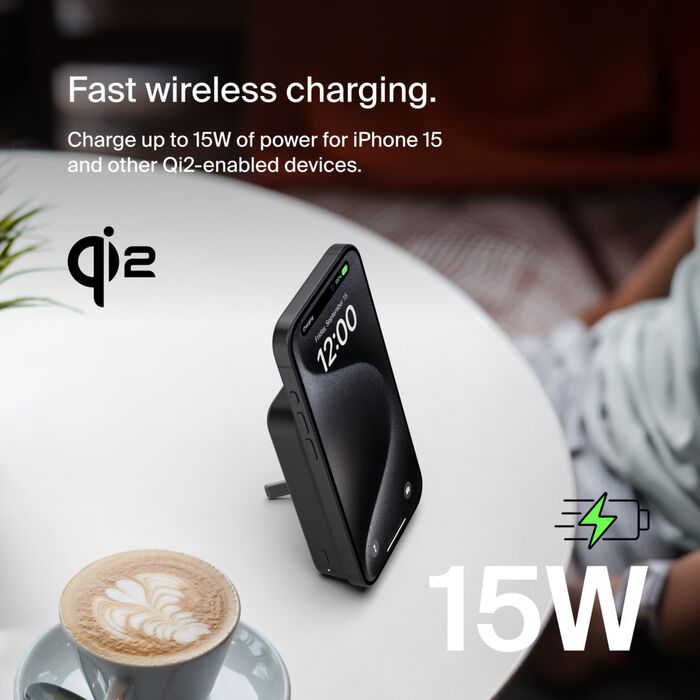 Buy Belkin BoostCharge Magnetic Power Bank with Qi2 15W 10K | Yallatoys.com
