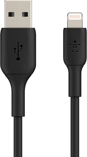 Buy Belkin PVC Lightning To USB A Cable 1M Black | Yallatoys.com