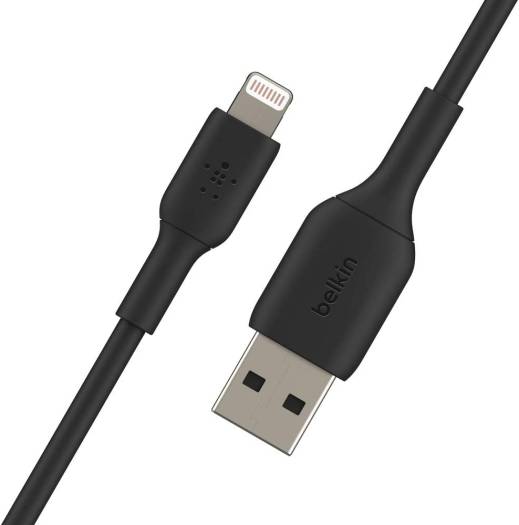 Buy Belkin PVC Lightning To USB A Cable 1M Black | Yallatoys.com