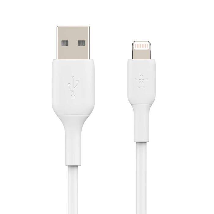 Buy Belkin PVC Lightning To USB A Cable 1M White | Yallatoys.com