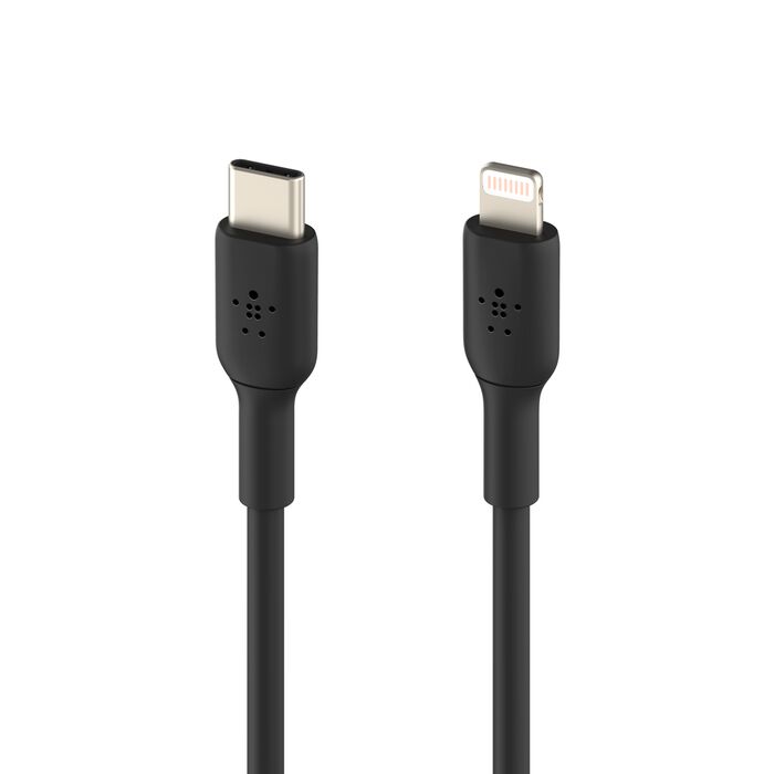 Buy Belkin BoostCharge USB-C to Lightning Cable 1M Black | Yallatoys.com