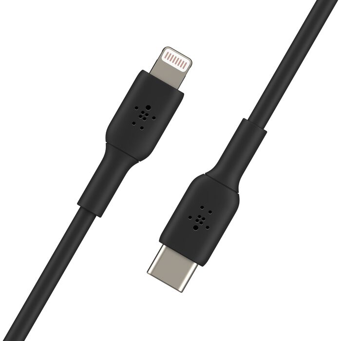 Buy Belkin BoostCharge USB-C to Lightning Cable 1M Black | Yallatoys.com