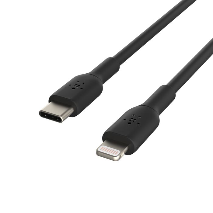 Buy Belkin BoostCharge USB-C to Lightning Cable 1M Black | Yallatoys.com