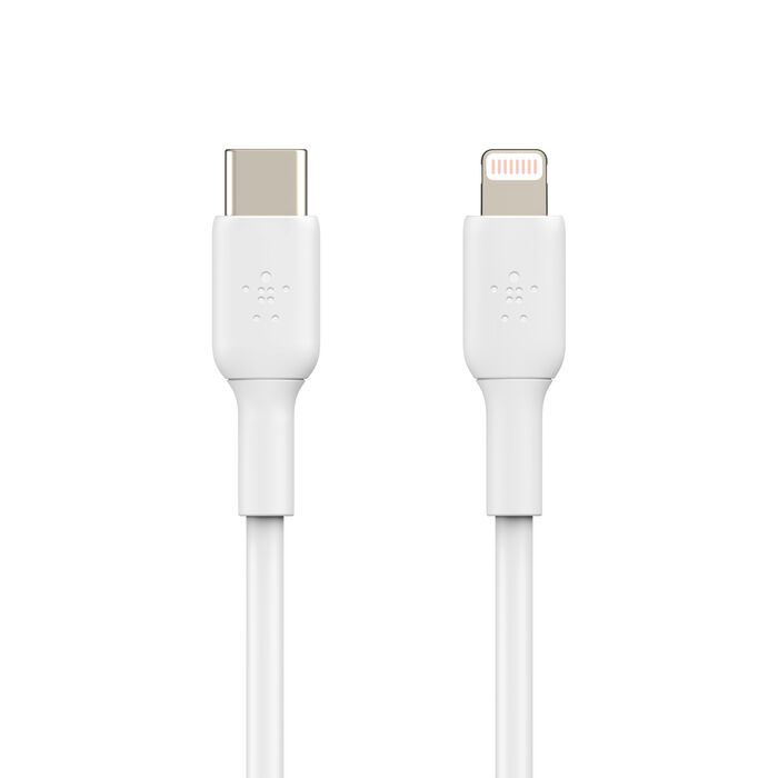 Buy Belkin BoostCharge USB-C to Lightning Cable 1M White | Yallatoys.com
