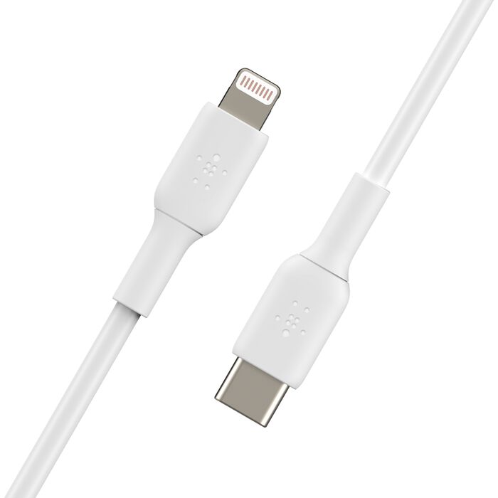 Buy Belkin BoostCharge USB-C to Lightning Cable 1M White | Yallatoys.com