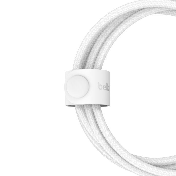 Buy Belkin BoostCharge 2-in-1 Cable with USB C and Lightning Connector White | Yallatoys.com