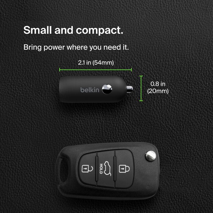 Buy Belkin BoostCharge 30W USB-C Car Charger + USB-C to USB-C cable | Yallatoys.com