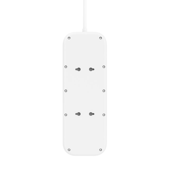 Buy Belkin 8-Outlet Surge Protector 18W USB-A & USB-C Ports 2M Cord White | Yallatoys.com