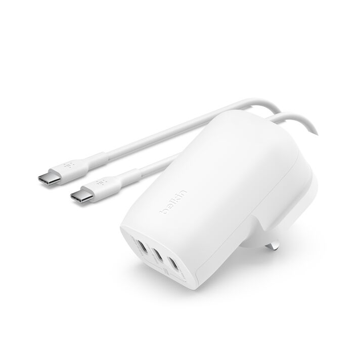 Buy Belkin 67W Wall Charger Pd 3 USB-C with 2M Cable White | Yallatoys.com