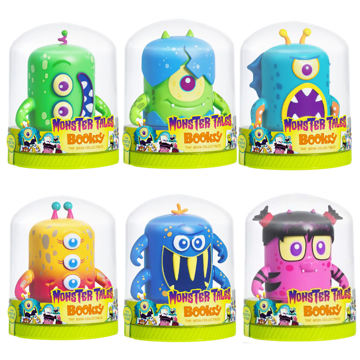 Buy Booksy Monster Tails Action Figure With Book Collectibles Pack of 4 (Sold Separately Subject To Availability) | Yallatoys.com