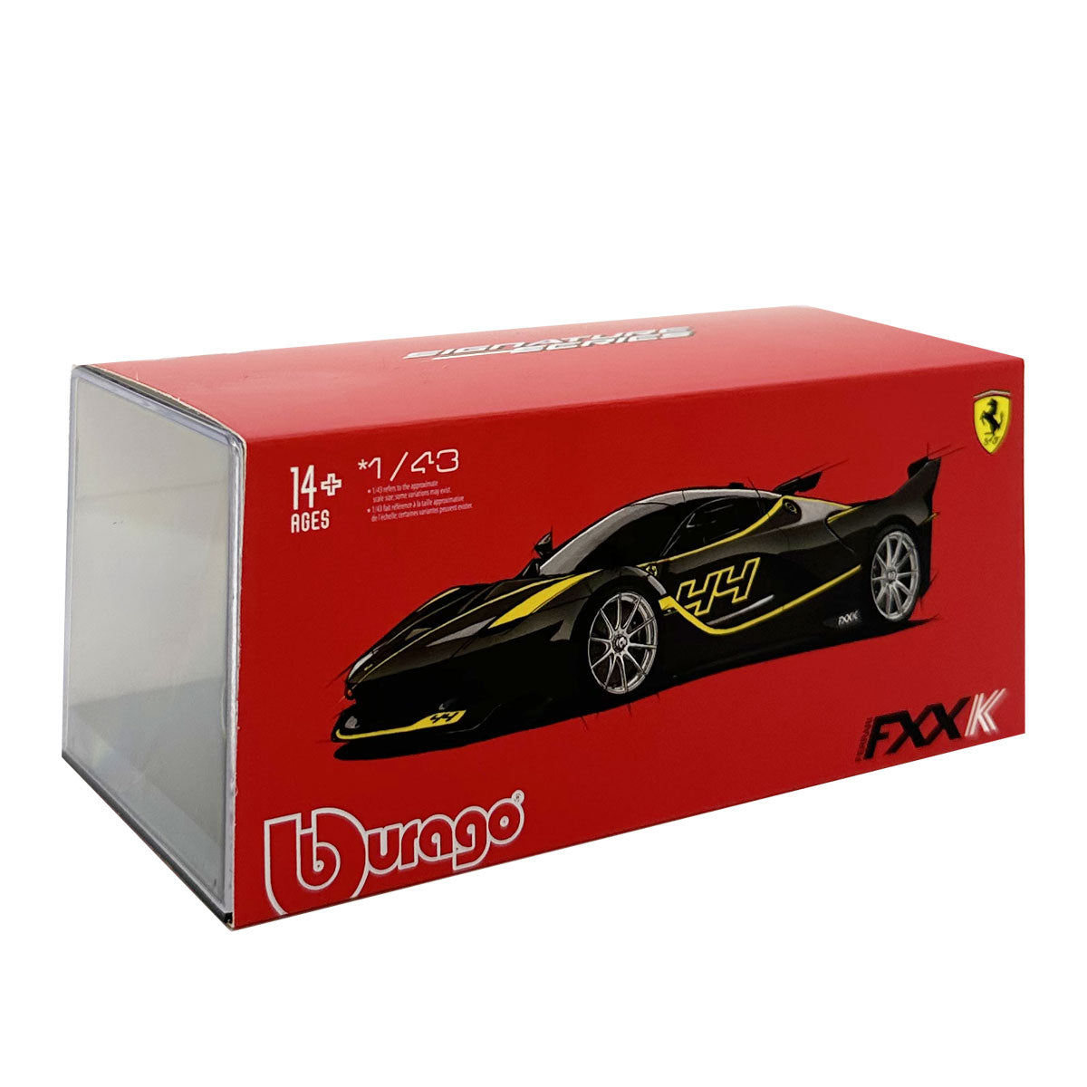 black Ferrari FXX-K diecast