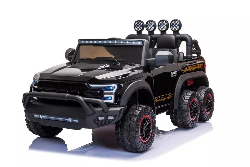 black battery operated pickup car
