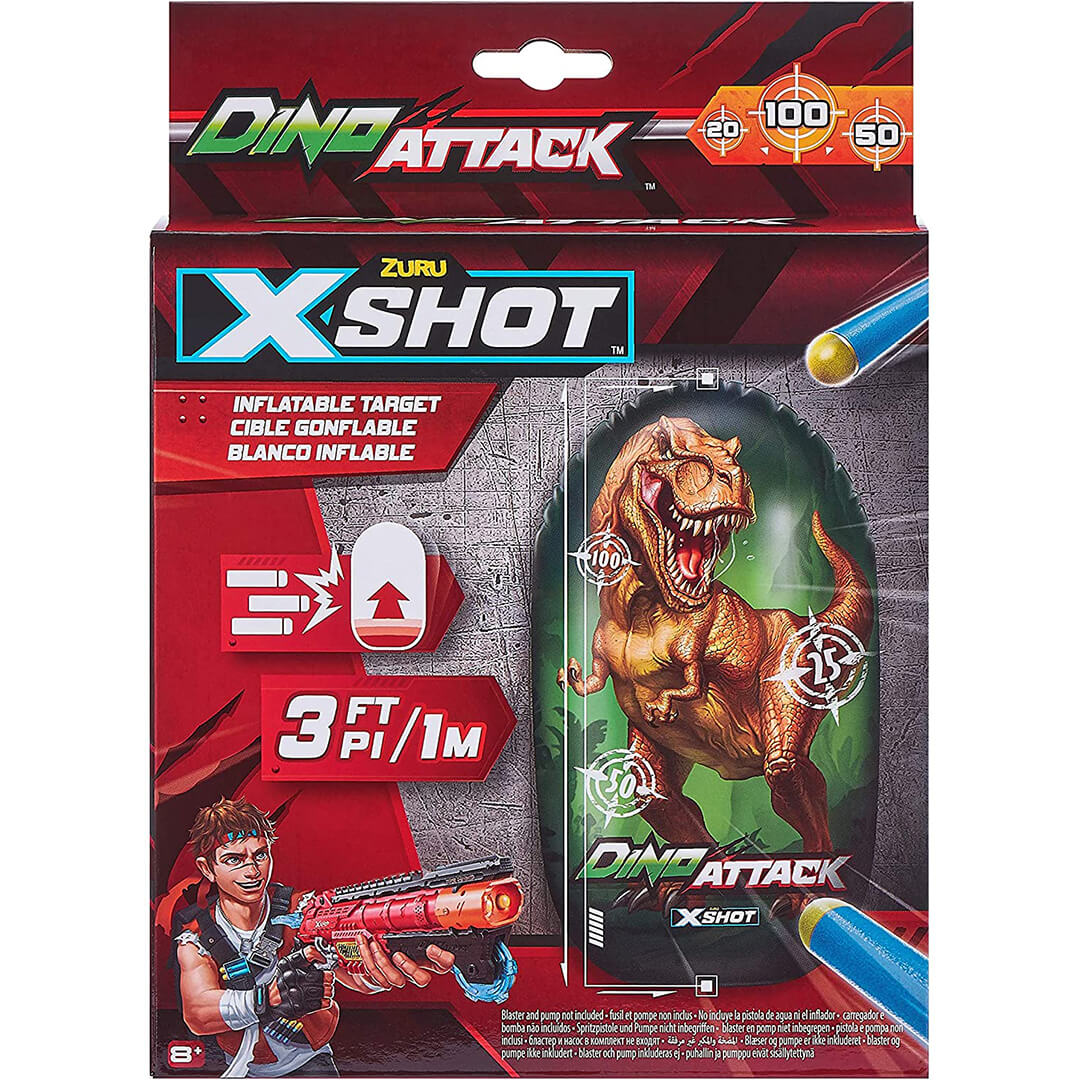 blaster shooting dino target