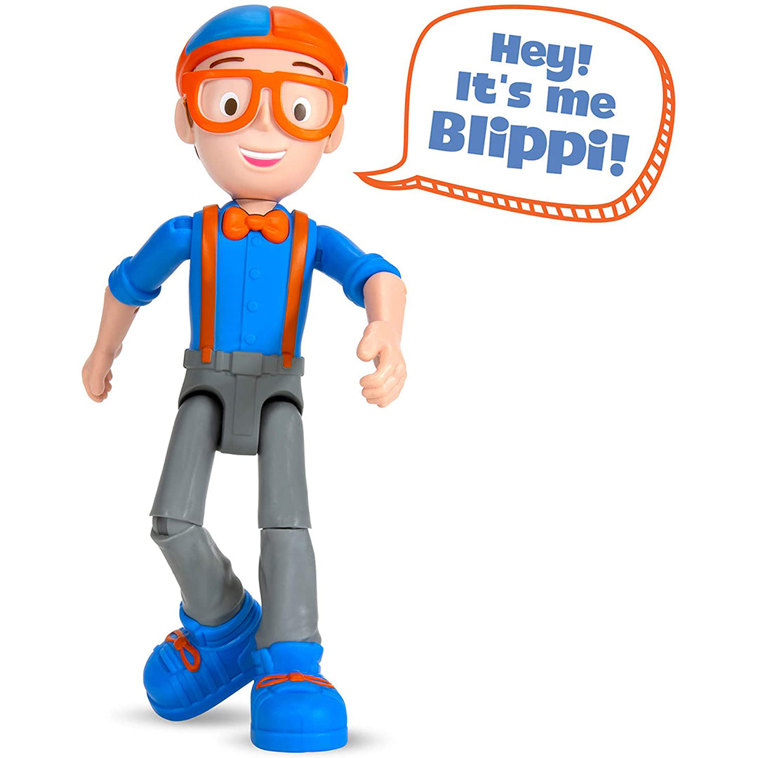 Buy Blippi Talking Figure 9inch Articulated Toy with 8 Sounds | Yallatoys.com