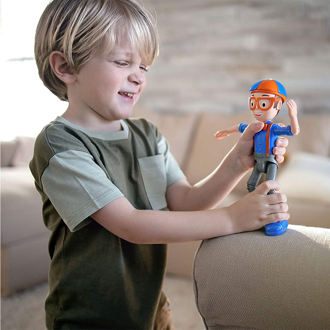 Buy Blippi Talking Figure 9inch Articulated Toy with 8 Sounds | Yallatoys.com