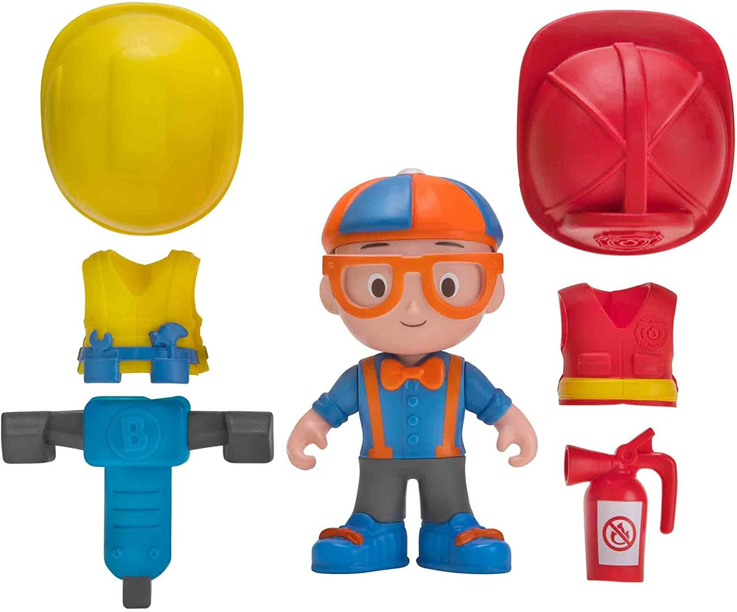 Buy Blippi Job Explorer 5inch Figure with 6 Interchangeable Accessories | Yallatoys.com