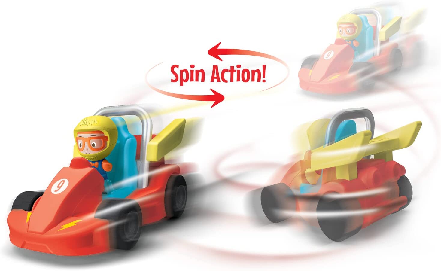 Buy Blippi Go Kart Racer Pull Back Vehicle With Racer Figure | Yallatoys.com