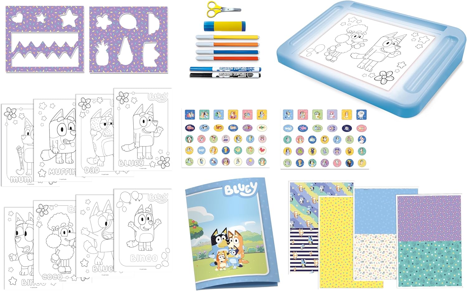 Buy Bluey Drawing School With Light Table | Yallatoys.com