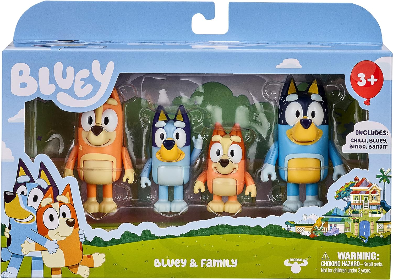 Buy Bluey Family 4 Pack Figurines | Yallatoys.com
