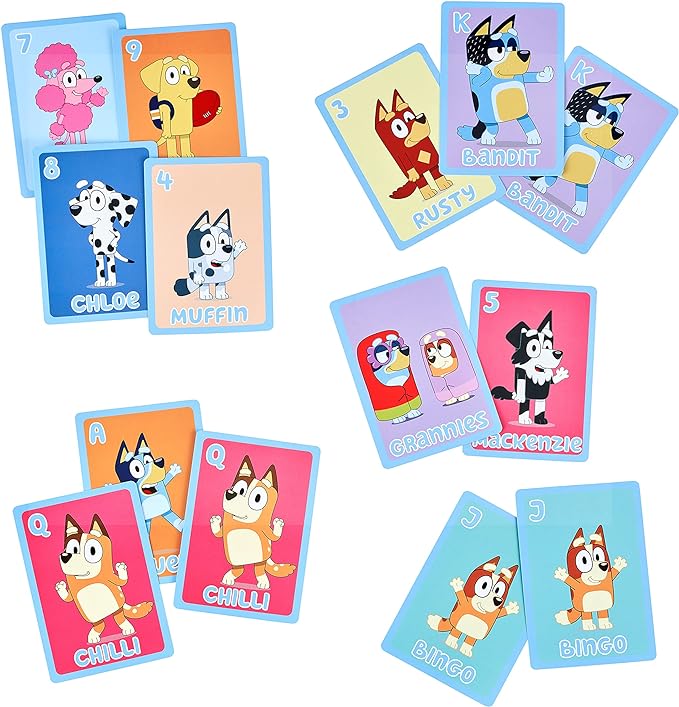 Buy Bluey 5 in 1 Card Game Set | Yallatoys.com