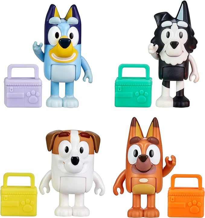 Buy Bluey School Friends School Mates 3inch 4Pck | Yallatoys.com