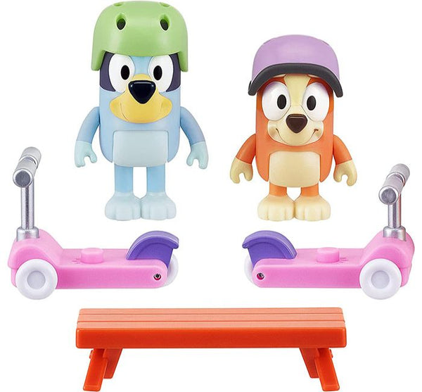Buy Bluey Season 4 Figure And Vehicle Playset Scooter Time | Yallatoys.com