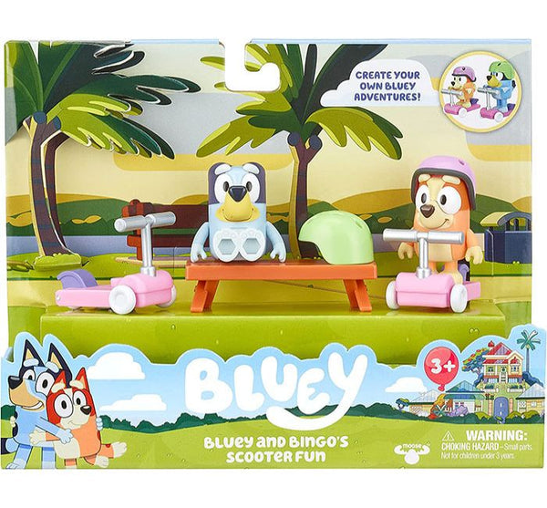 Buy Bluey Season 4 Figure And Vehicle Playset Scooter Time | Yallatoys.com