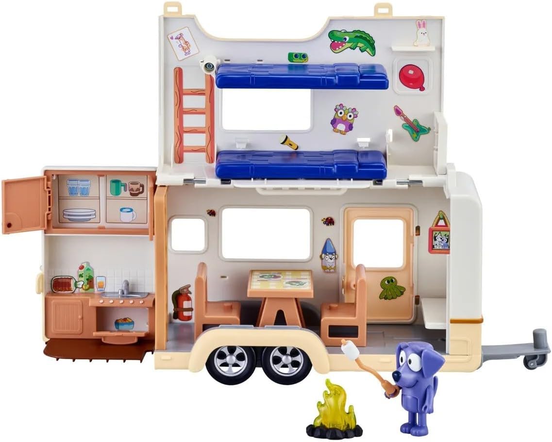 Buy Bluey Caravan Playset 3 inch Figure | Yallatoys.com