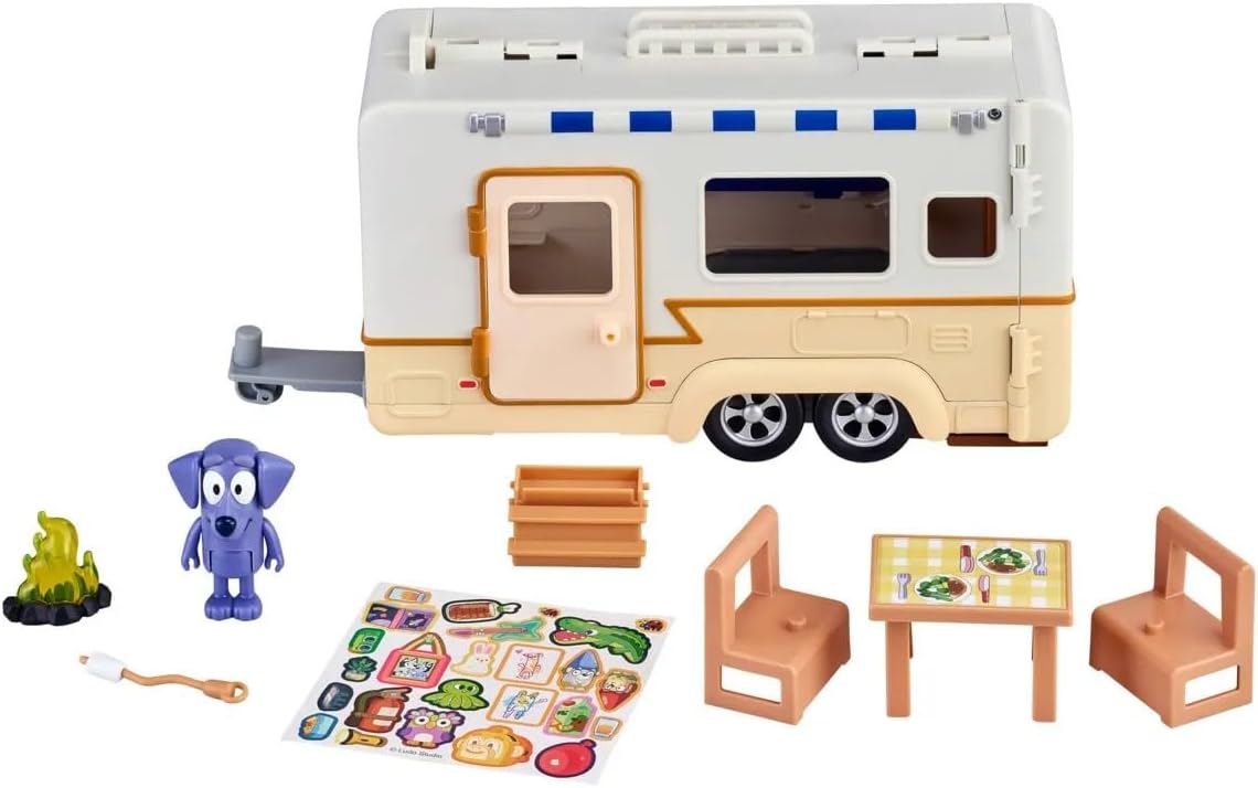 Buy Bluey Caravan Playset 3 inch Figure | Yallatoys.com