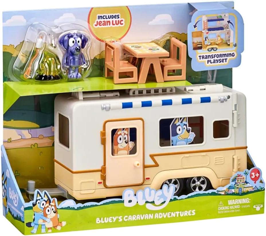 Buy Bluey Caravan Playset 3 inch Figure | Yallatoys.com