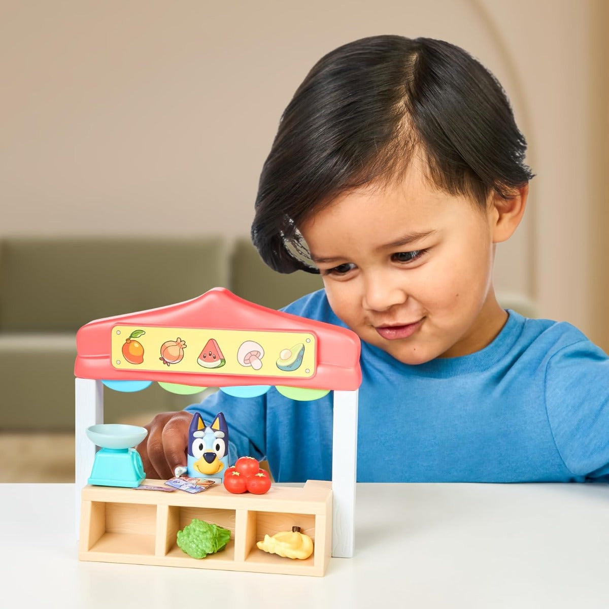 Buy Bluey Mini Playsets Farmers Market Playset | Yallatoys.com