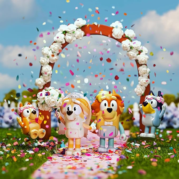 Buy Bluey Figure Wedding Time 4 Pack | Yallatoys.com