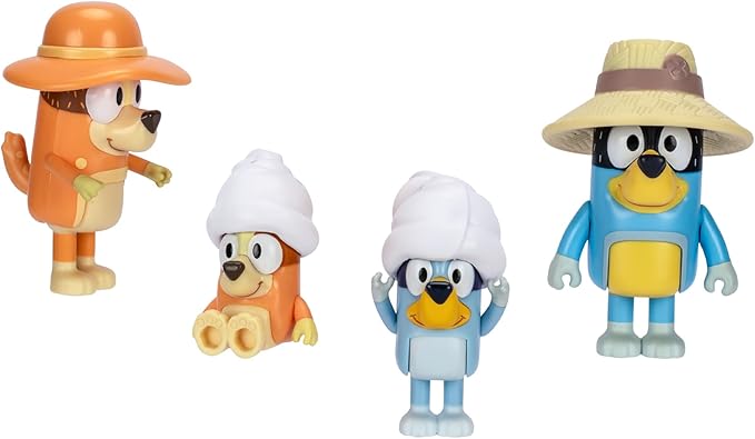 Buy Bluey Figure 4Packs Family Trip | Yallatoys.com