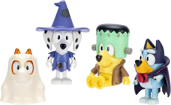 Buy Bluey Figure Halloween 4 Packs | Yallatoys.com