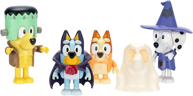 Buy Bluey Figure Halloween 4 Packs | Yallatoys.com