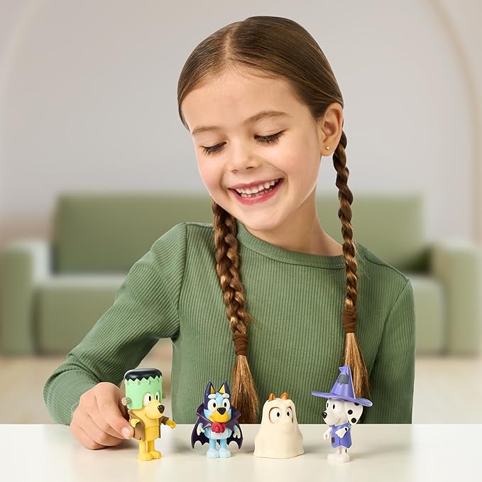 Buy Bluey Figure Halloween 4 Packs | Yallatoys.com
