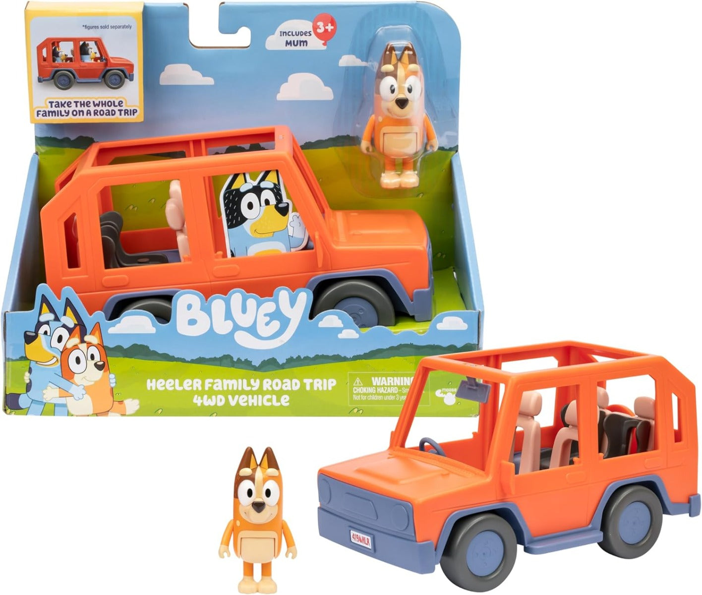 Buy Bluey Heeler Family Road Trip | Yallatoys.com