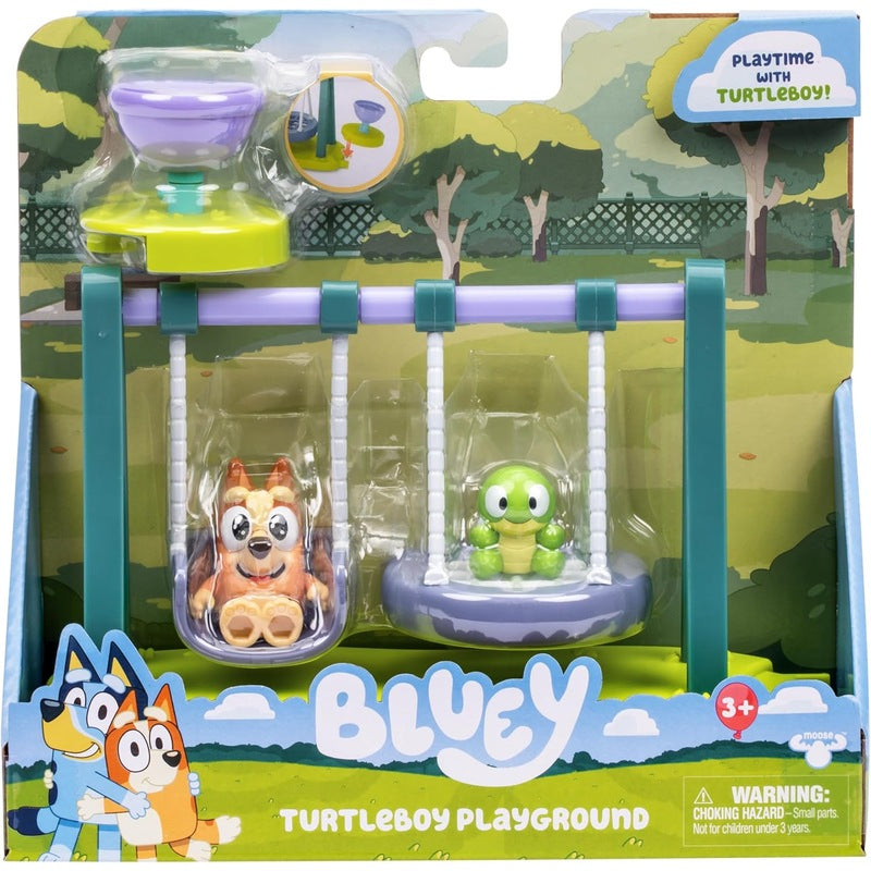 Buy Bluey Mini Playset Turtle Boy Playground | Yallatoys.com