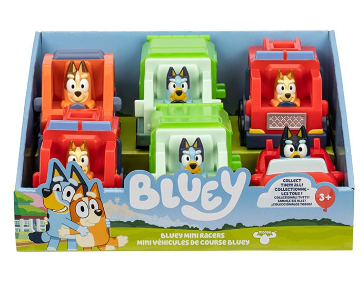 Buy Bluey Mini Racers Toy (Sold Separately Subject to availability) | Yallatoys.com