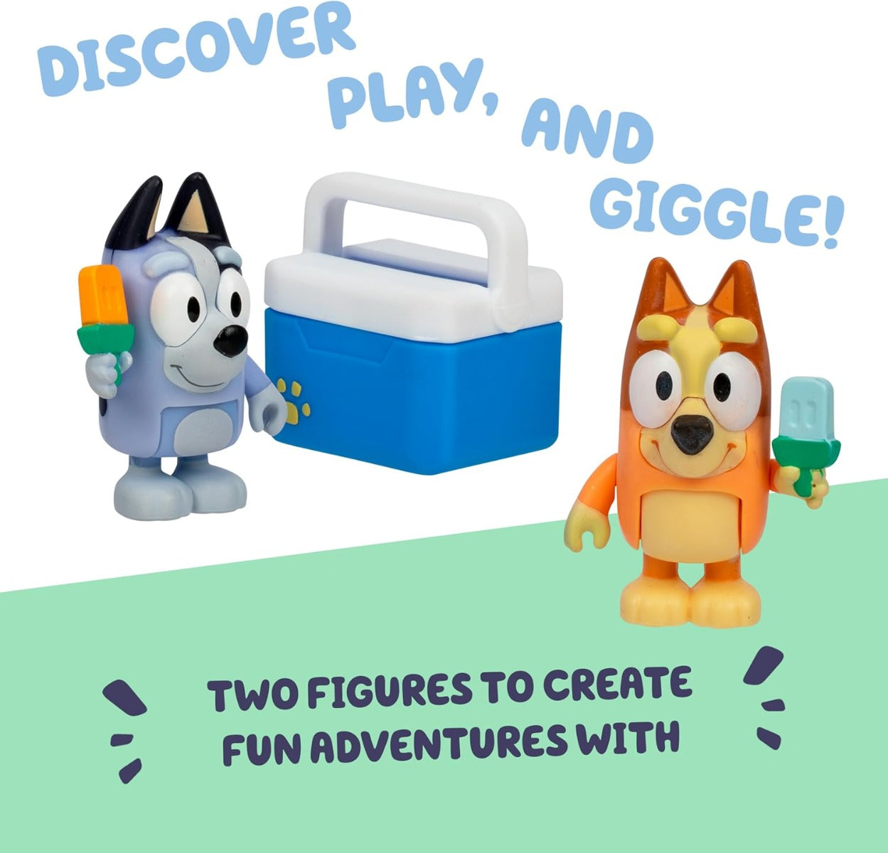 Buy Bluey S13 Lets Play Chef Ice Blocks Bingo and Socks Figurine Set | Yallatoys.com